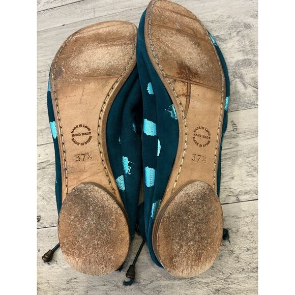 Georgina Goodman GG Shoes Ballet Flats Real Leather Slip On Eur 37.5/US 7 - Picture 8 of 8